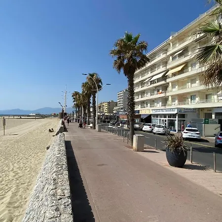 Detente A Canet-plage Avec Terrasse דירה